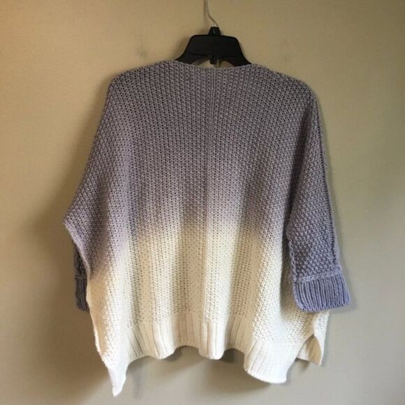 The brand medium grey and cream knit sweater - Picture 2 of 8